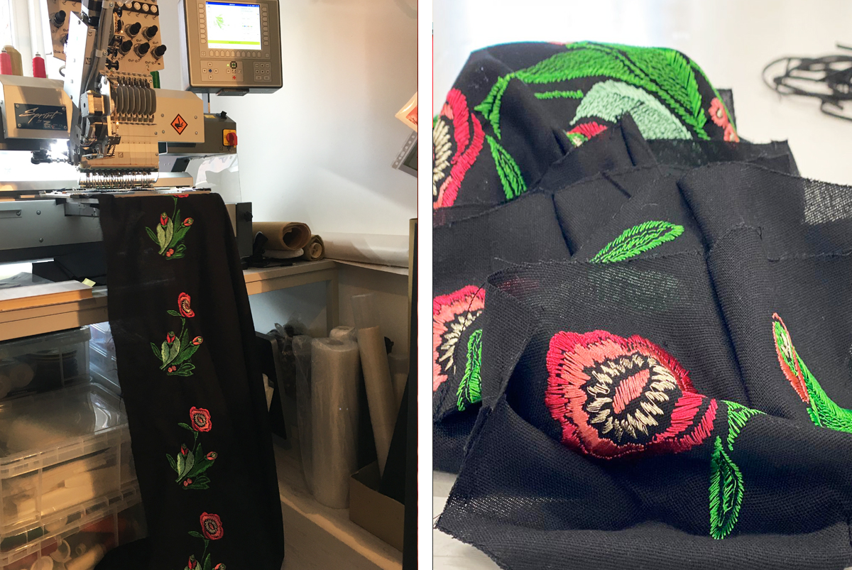 Het Borduurburo, Martine van 't Hul, Rianne Mertens, costume design, borduren, handwerk, kunstenaar, embroidery